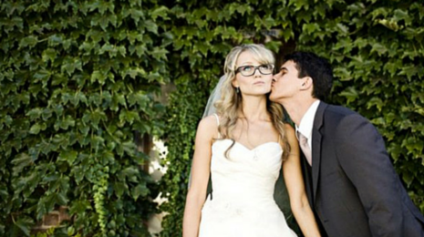 Glasses Wedding Dress