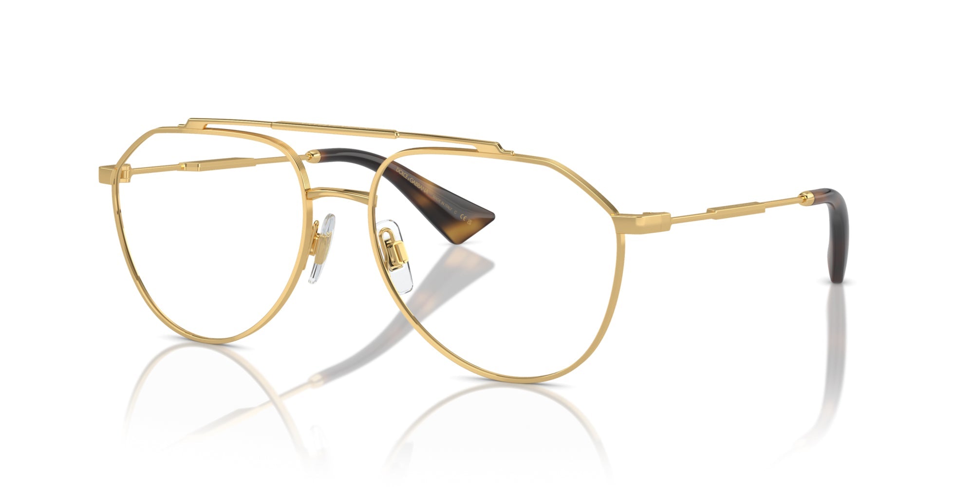 Dolce and gabbana gold glasses online