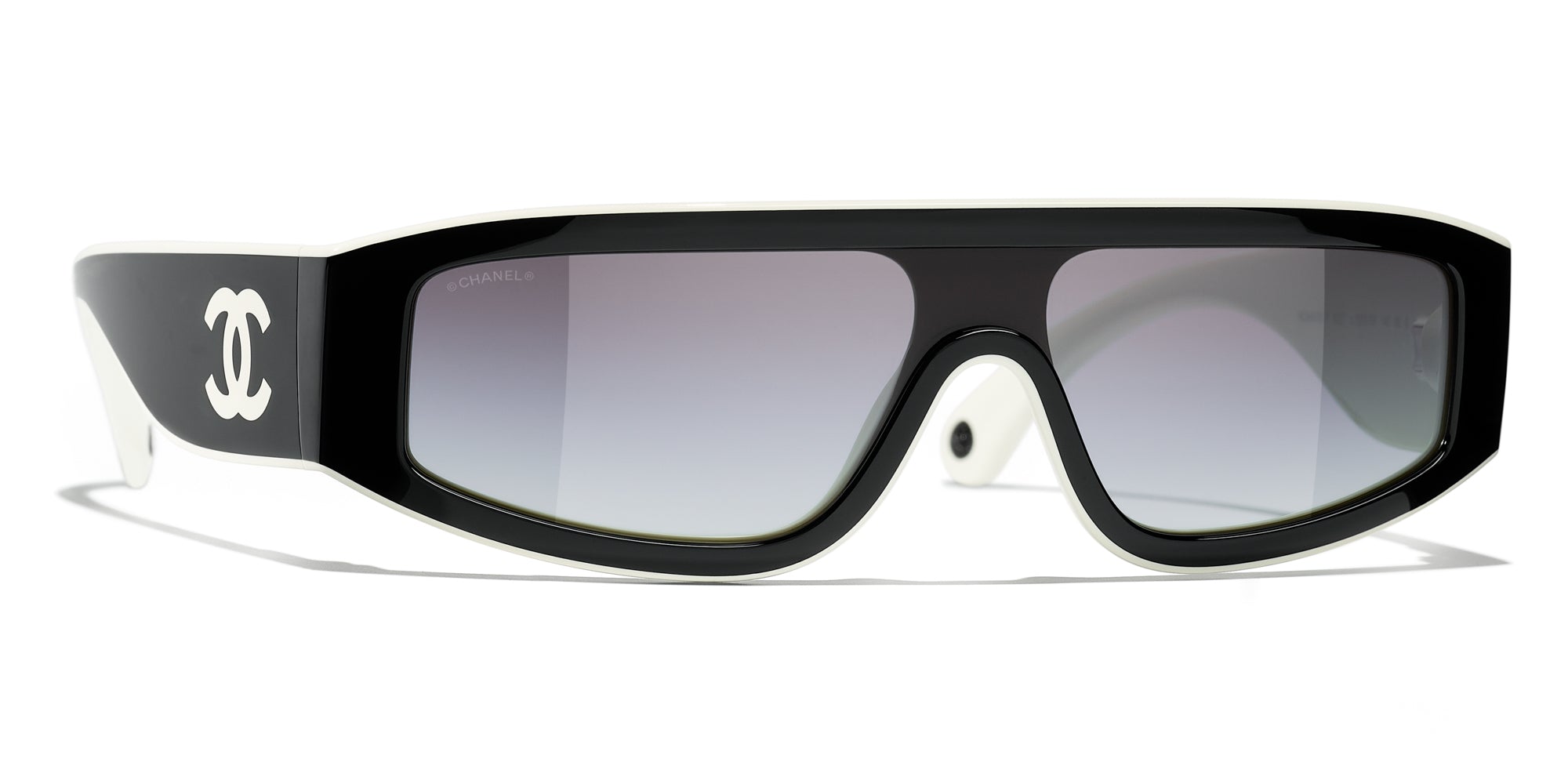 CHANEL 6057 Shield Sunglasses Fashion Eyewear