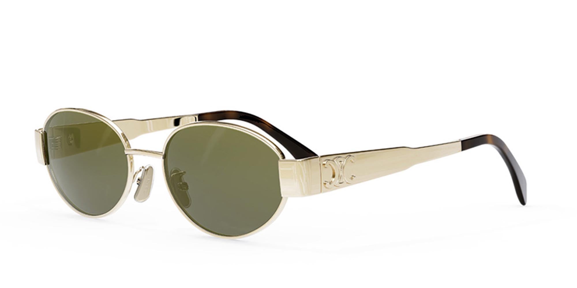 Celine Triomphe Oval Sunglasses Eyewear