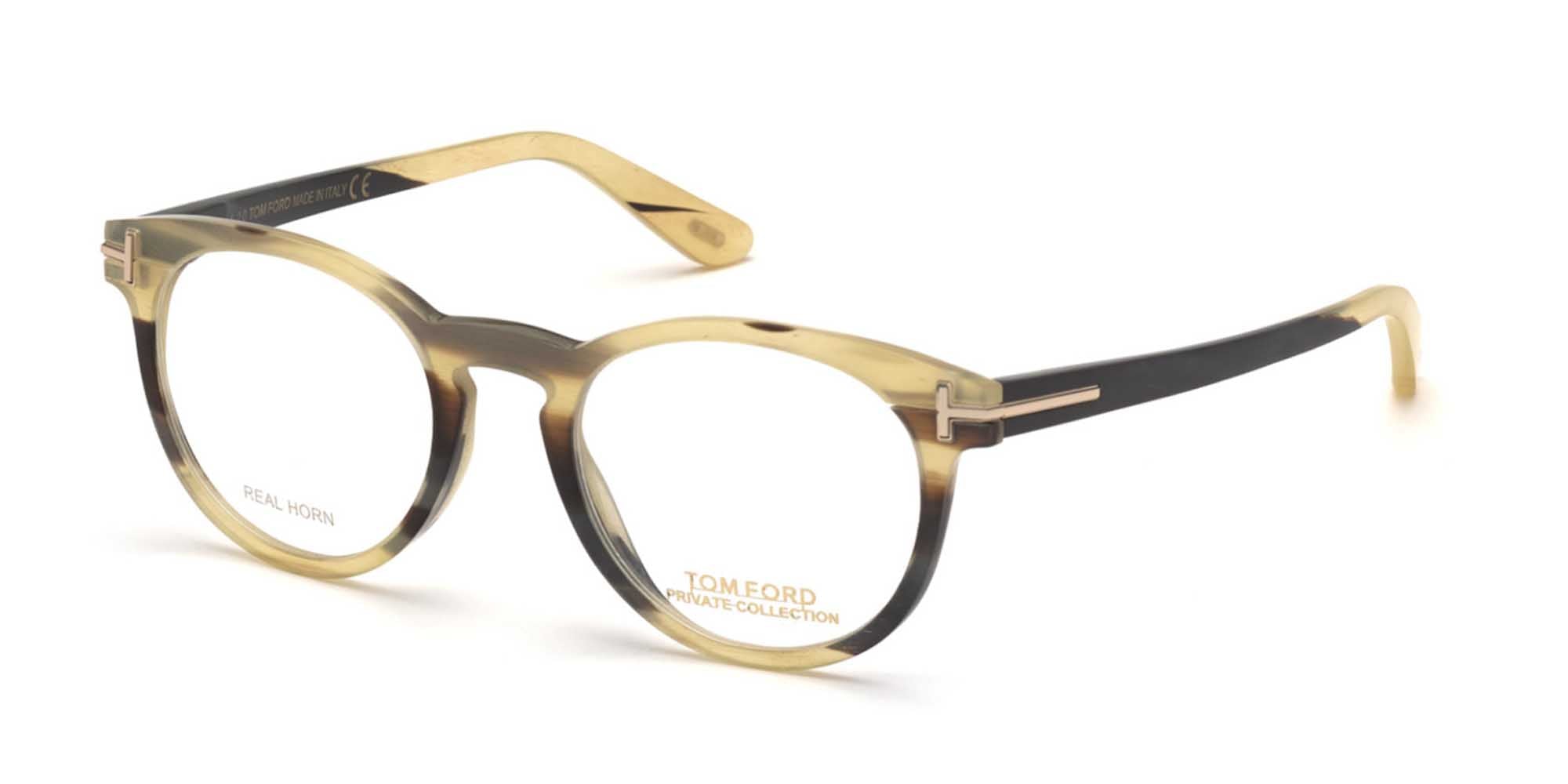 Tom Ford Private TF5721-P Round Glasses | Fashion Eyewear UK
