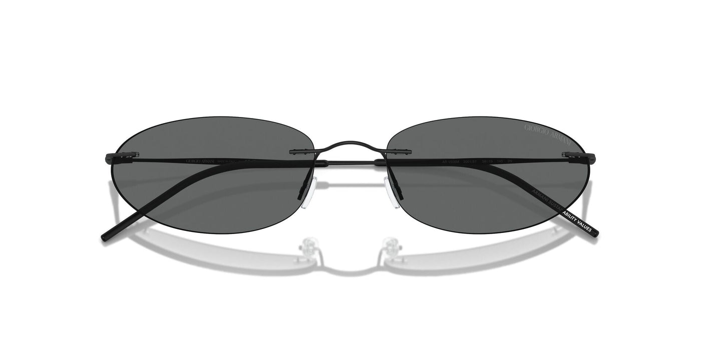 Giorgio Armani AR1508M Matte Black/Dark Grey #colour_matte-black-dark-grey