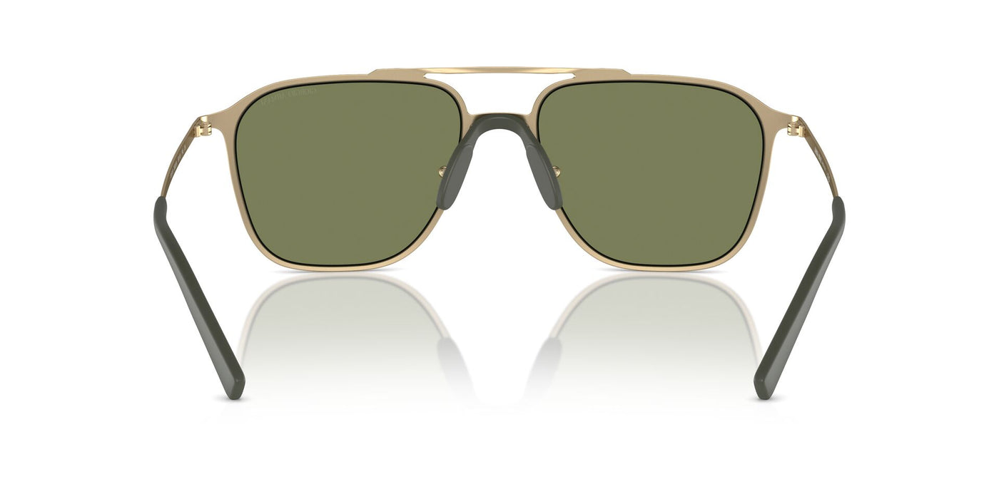 Giorgio Armani AR6110 Matte Pale Gold/Green #colour_matte-pale-gold-green