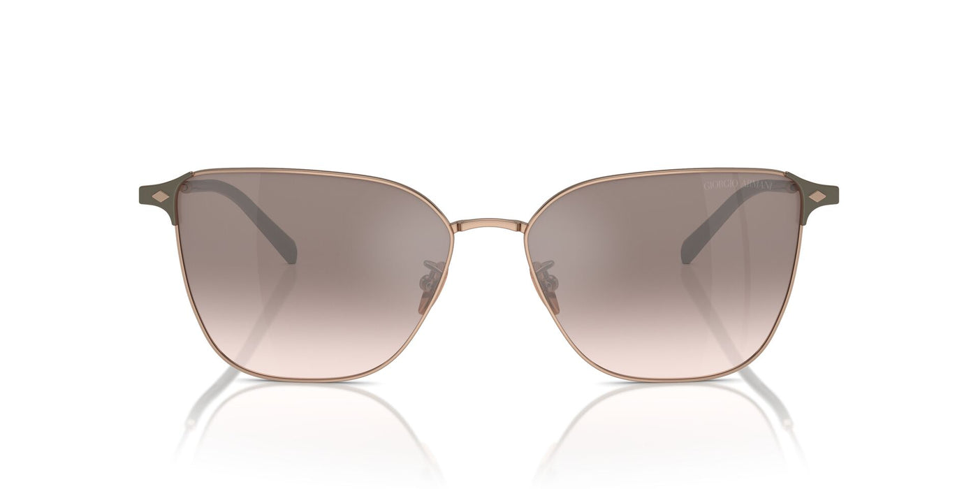 Giorgio Armani AR6155 Rose Gold/Brown Silver Mirror Gradient #colour_rose-gold-brown-silver-mirror-gradient