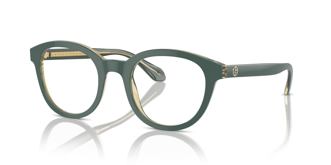 Giorgio Armani AR7256 Top Green-Olive Transparent #colour_top-green-olive-transparent