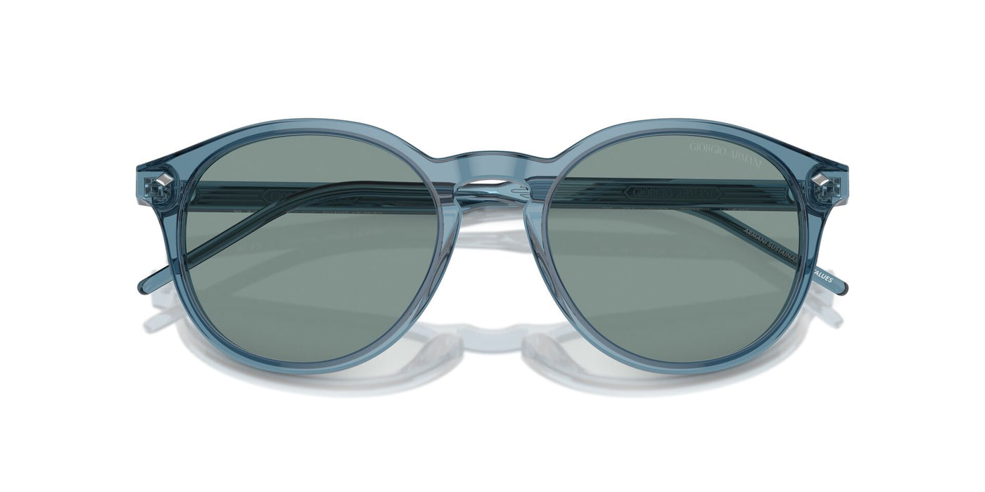 Giorgio Armani AR8211 Transparent Blue/Grey Vintage Blue #colour_transparent-blue-grey-vintage-blue