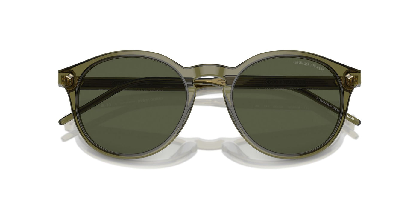 Giorgio Armani AR8211 Transparent Green/Green #colour_transparent-green-green