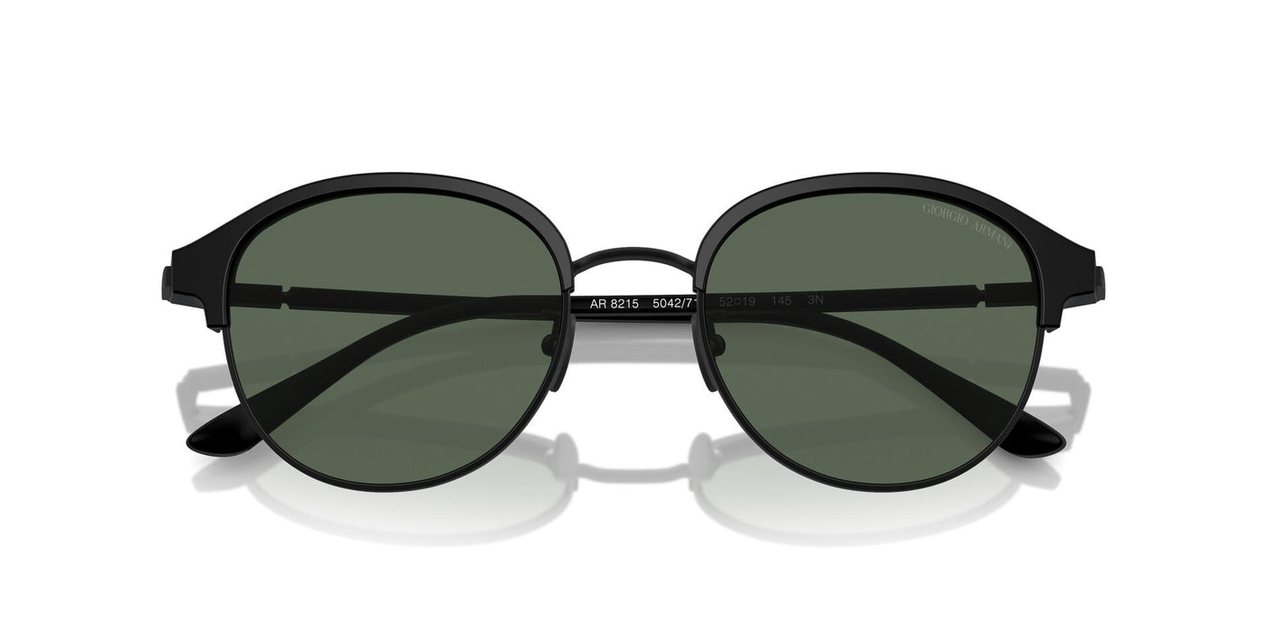 Giorgio Armani AR8215 Matte Black/Dark Green #colour_matte-black-dark-green