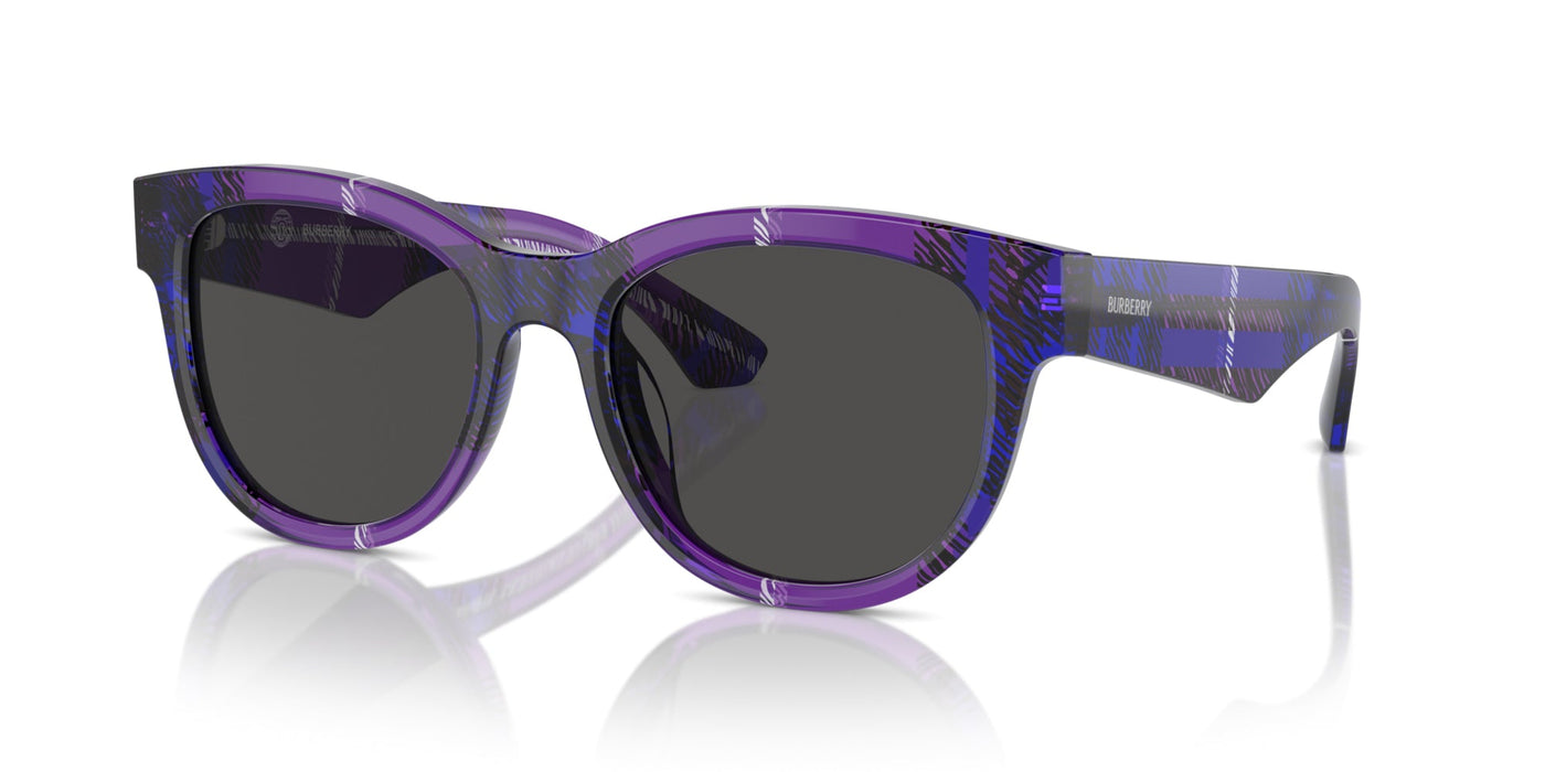 Burberry BE4432U Check Violet/Dark Grey #colour_check-violet-dark-grey