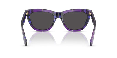 Burberry BE4435 Check Violet/Dark Grey #colour_check-violet-dark-grey