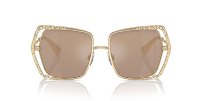 Dolce&Gabbana DG2306 Pale Gold/Light Brown Flash Gold Mirror #colour_pale-gold-light-brown-flash-gold-mirror