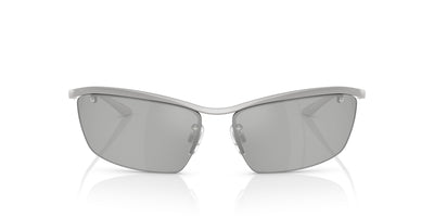 Dolce&Gabbana DG2307 Matte Silver/Clear Silver Mirror #colour_matte-silver-clear-silver-mirror