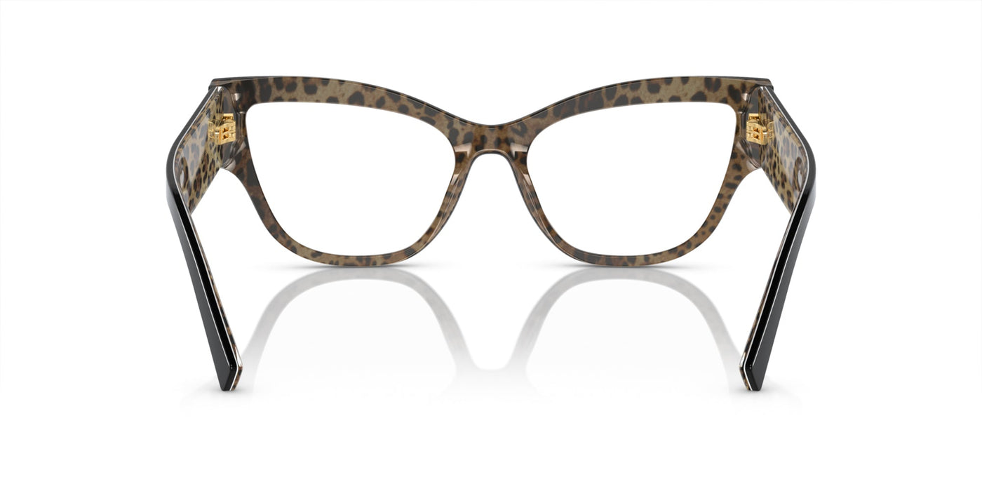 Dolce&Gabbana DG3378 Black On Leo Brown #colour_black-on-leo-brown