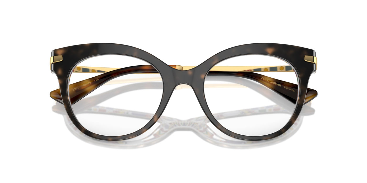 Dolce&Gabbana DG3392 Havana On White Barrow #colour_havana-on-white-barrow