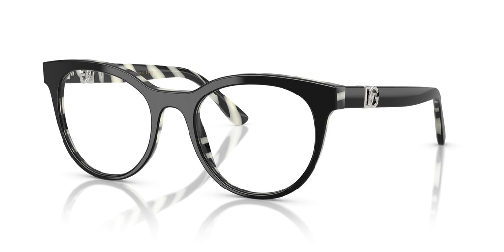 Dolce&Gabbana DG3399 Black On Zebra #colour_black-on-zebra