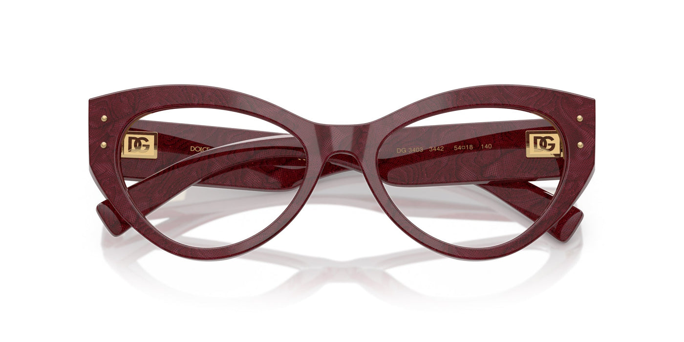 Dolce&Gabbana DG3403 Bordeaux Lace #colour_bordeaux-lace