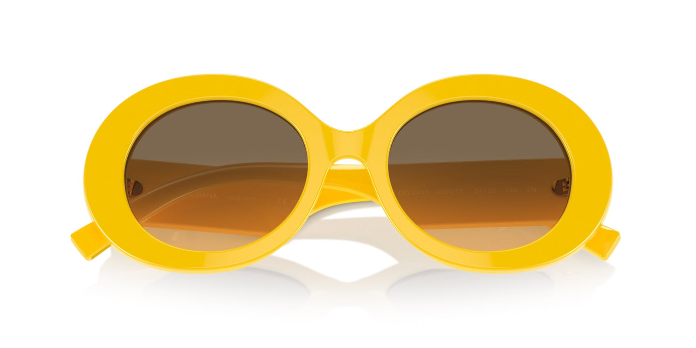 Dolce&Gabbana DG4448 Yellow/Yellow Grey Gradient #colour_yellow-yellow-grey-gradient