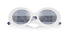 Dolce&Gabbana DG4448 White On Blue Maiolica/Light Blue Silver Mirror #colour_white-on-blue-maiolica-light-blue-silver-mirror