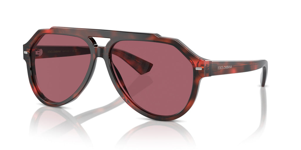 Dolce&Gabbana DG4452 Red Havana/Dark Violet #colour_red-havana-dark-violet