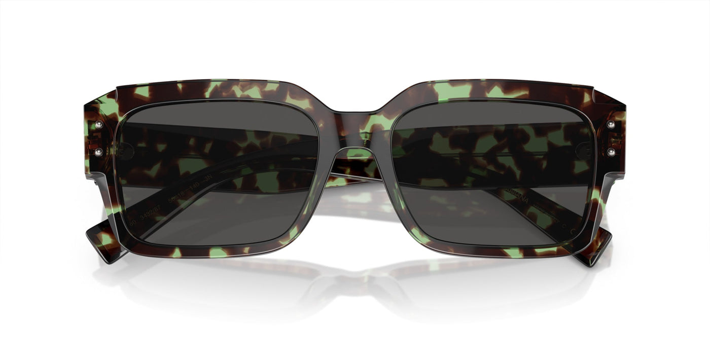 Dolce&Gabbana DG4460 Havana Green/Dark Grey #colour_havana-green-dark-grey