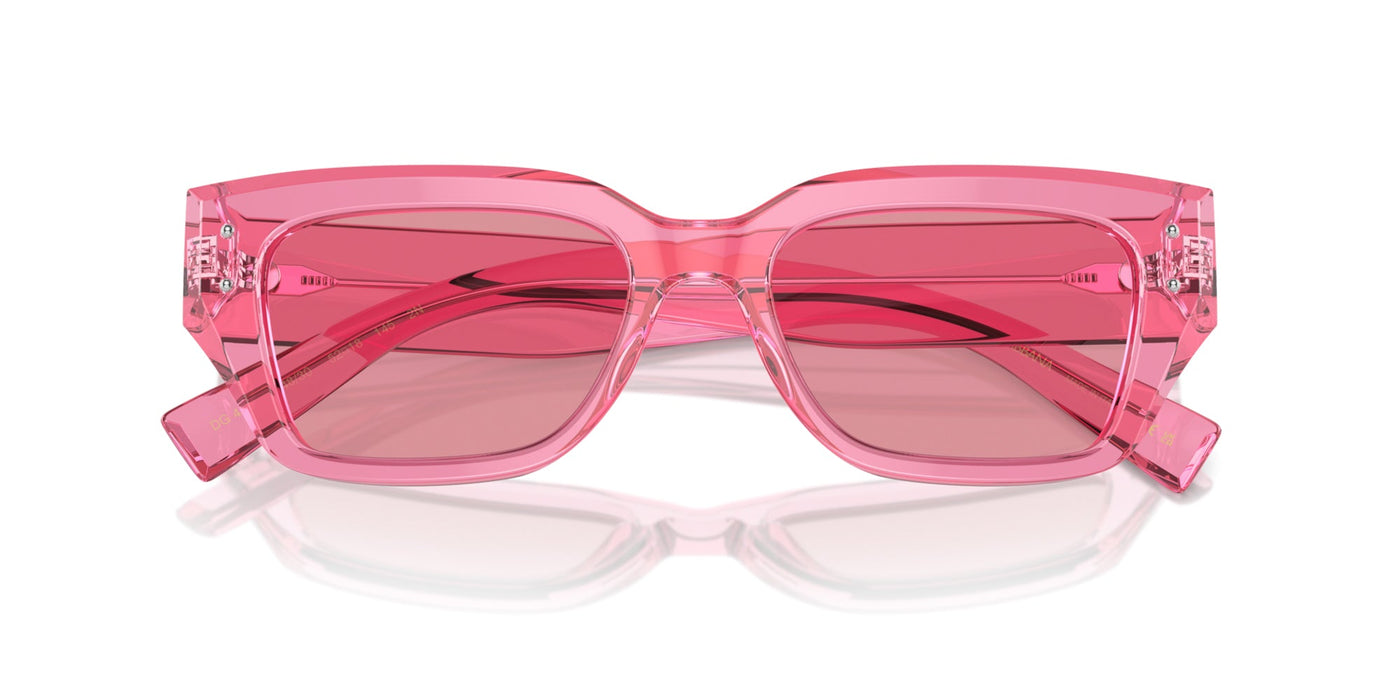 Dolce&Gabbana DG4462 Transparent Pink/Pink Internal Silver Mirror #colour_transparent-pink-pink-internal-silver-mirror