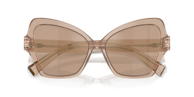 Dolce&Gabbana DG4463 Transparent Camel/Light Brown Flash Gold Mirror #colour_transparent-camel-light-brown-flash-gold-mirror