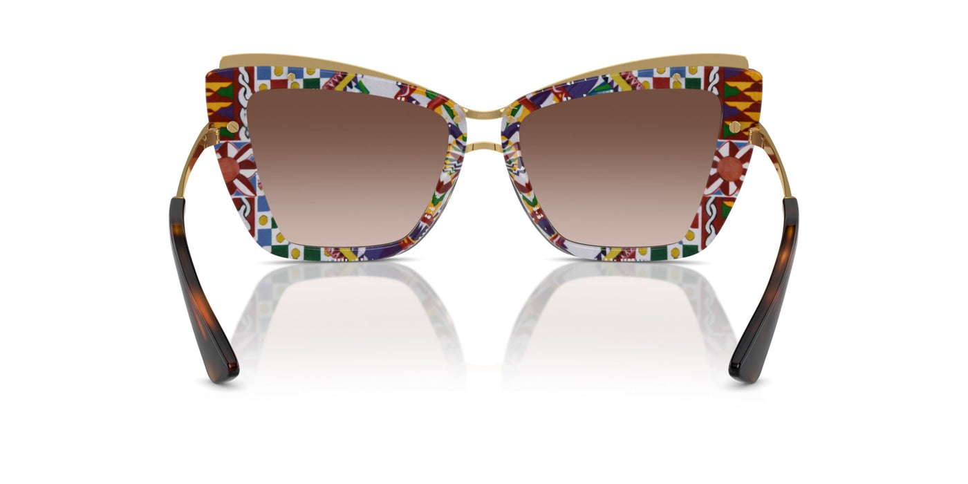 Dolce&Gabbana DG4472 Havana On White Barrow/Brown Gradient #colour_havana-on-white-barrow-brown-gradient