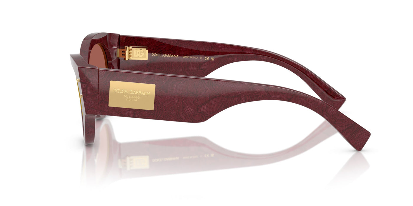 Dolce&Gabbana DG4480 Bordeaux Lace/Dark Violet Red Mirror #colour_bordeaux-lace-dark-violet-red-mirror