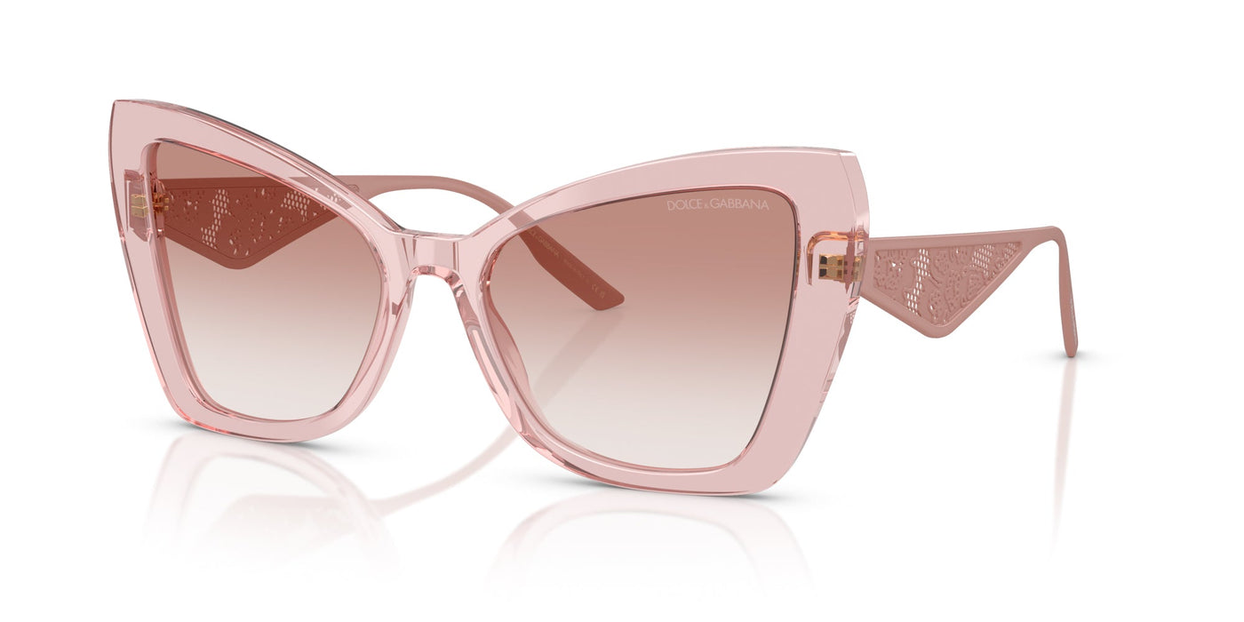 Dolce&Gabbana DG4489 Transparent Powder Pink/Clear Brown Gradient #colour_transparent-powder-pink-clear-brown-gradient