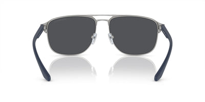 Emporio Armani EA2144 Matte Silver/Bluette/Dark Grey #colour_matte-silver-bluette-dark-grey