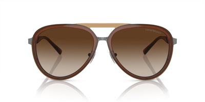 Emporio Armani EA2145 Shiny Transparent Brown/Brown Gradient #colour_shiny-transparent-brown-brown-gradient