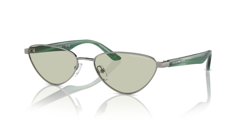 Emporio Armani EA2153 Shiny Gunmetal/Light Green #colour_shiny-gunmetal-light-green