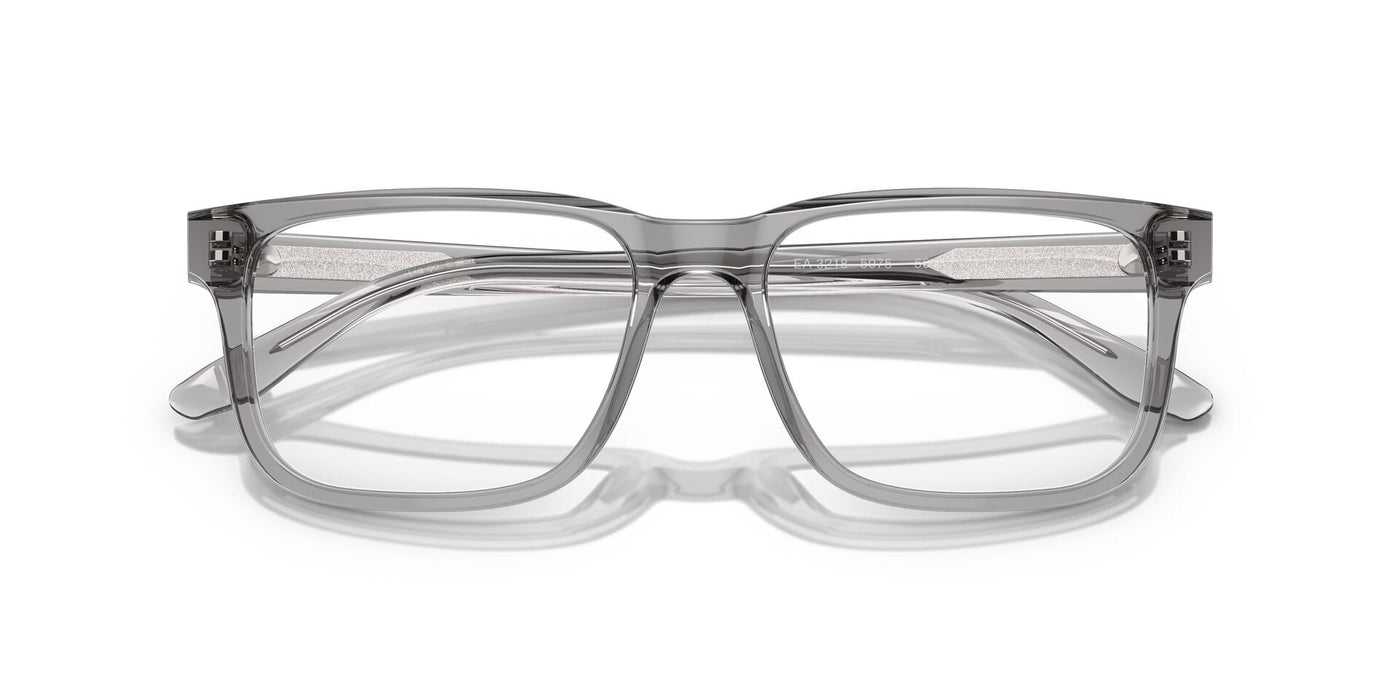 Emporio Armani EA3218 Shiny Transparent Grey #colour_shiny-transparent-grey