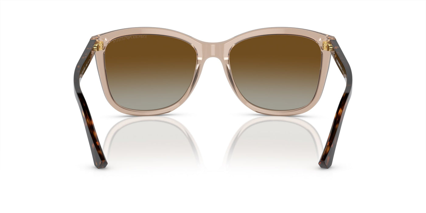 Emporio Armani EA4060 Transparent Tundra/Brown Gradient Polarised #colour_transparent-tundra-brown-gradient-polarised