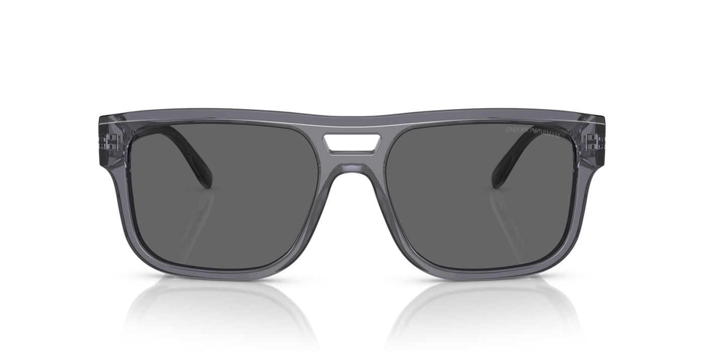 Emporio Armani EA4197 Transparent Grey/Dark Grey #colour_transparent-grey-dark-grey