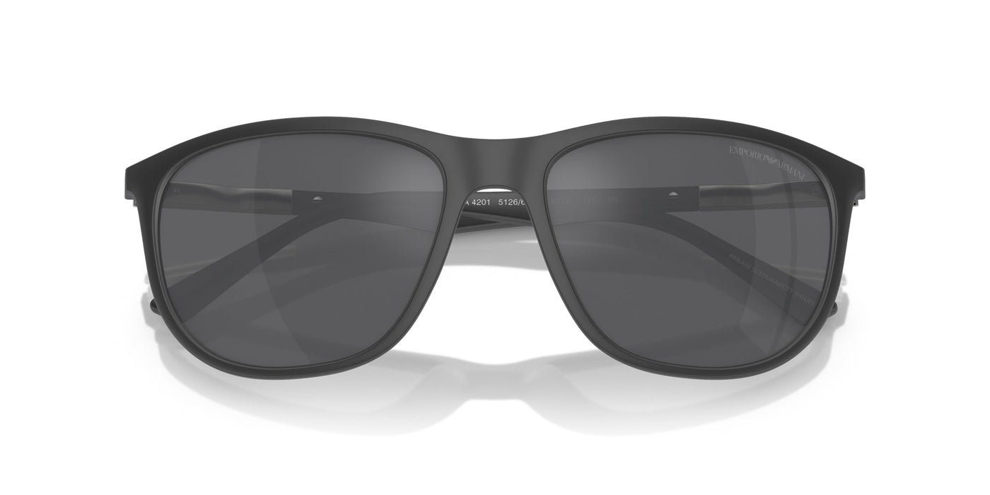 Emporio Armani EA4201 Matte Grey/Grey Silver Mirror #colour_matte-grey-grey-silver-mirror