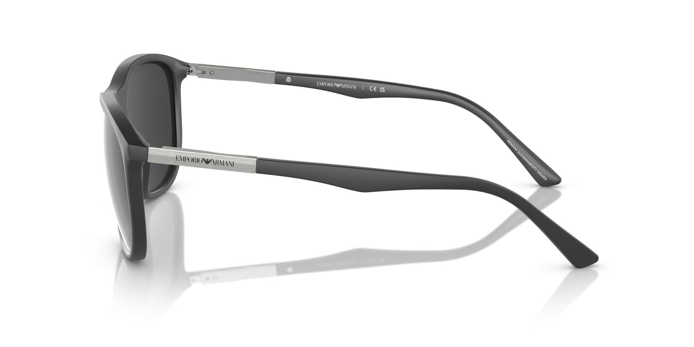 Emporio Armani EA4201 Matte Grey/Grey Silver Mirror #colour_matte-grey-grey-silver-mirror