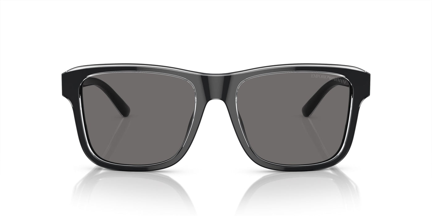 Emporio Armani EA4208 Shiny Black/Top Crystal/Dark Grey Polarised #colour_shiny-black-top-crystal-dark-grey-polarised