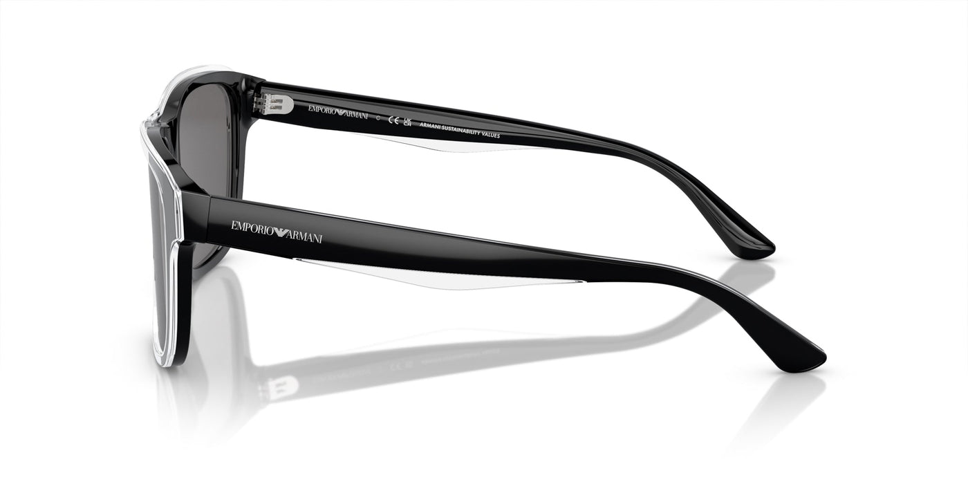 Emporio Armani EA4208 Shiny Black/Top Crystal/Dark Grey Polarised #colour_shiny-black-top-crystal-dark-grey-polarised