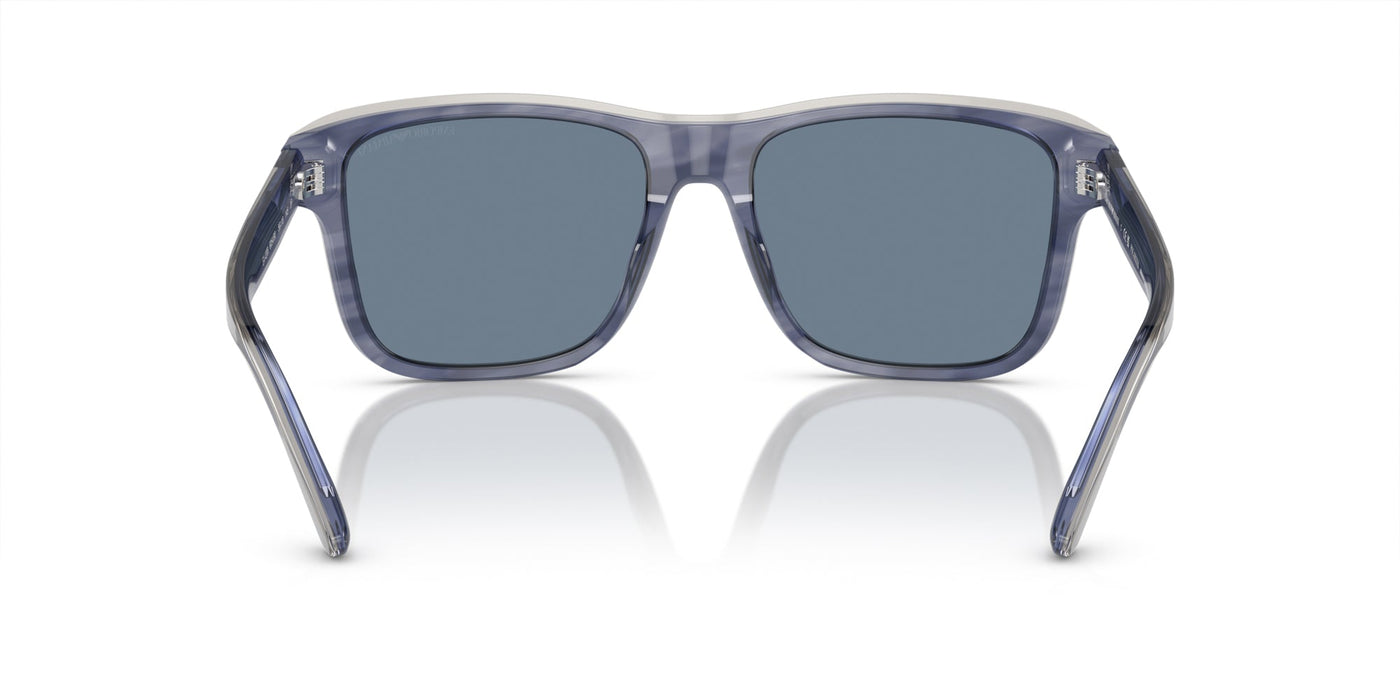 Emporio Armani EA4208 Shiny Blue/Top Smoke/Dark Blue #colour_shiny-blue-top-smoke-dark-blue