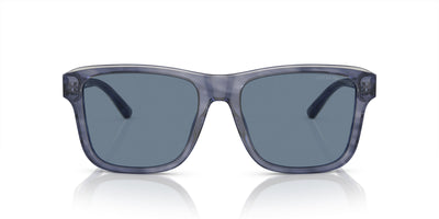 Emporio Armani EA4208 Shiny Blue/Top Smoke/Dark Blue #colour_shiny-blue-top-smoke-dark-blue