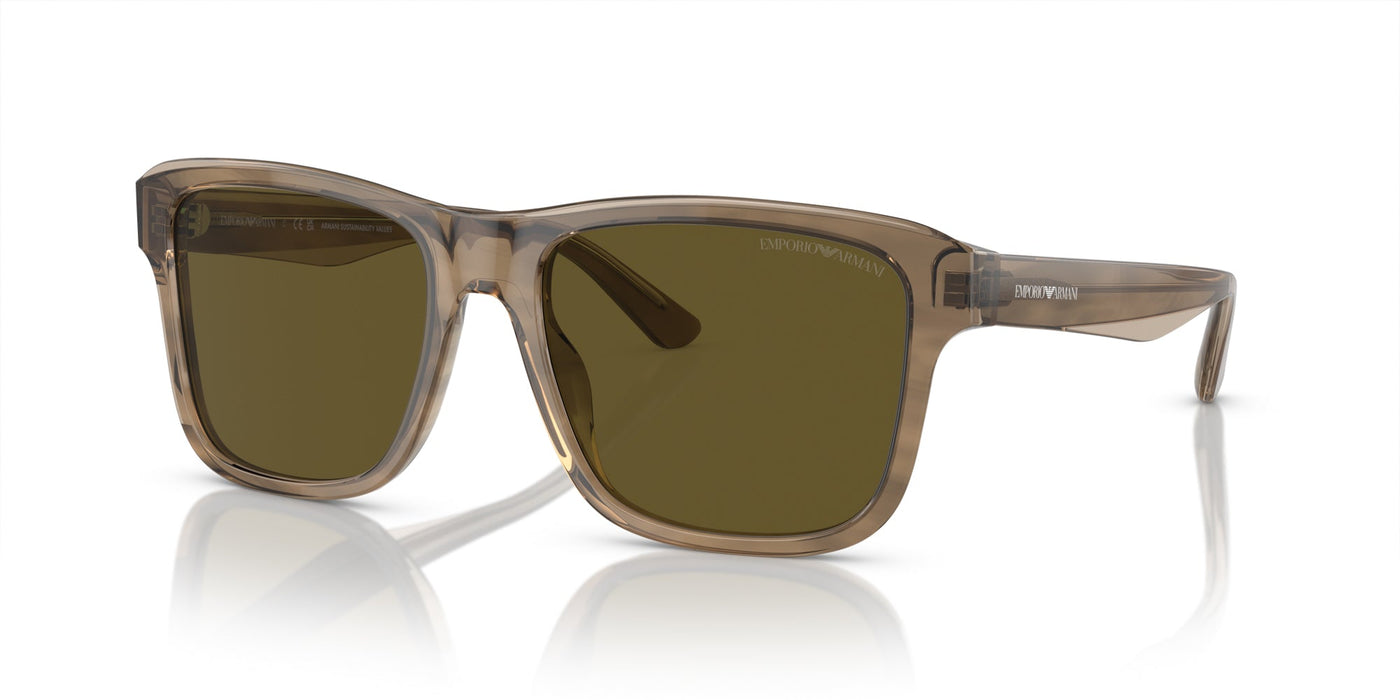 Emporio Armani EA4208 Shiny Green/Top Brown/Dark Brown #colour_shiny-green-top-brown-dark-brown