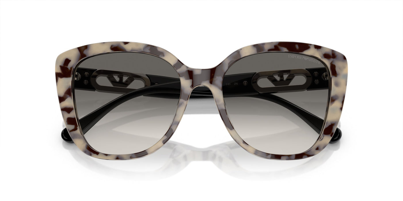 Emporio Armani EA4214U Shiny Havana Cream/Grey Gradient #colour_shiny-havana-cream-grey-gradient