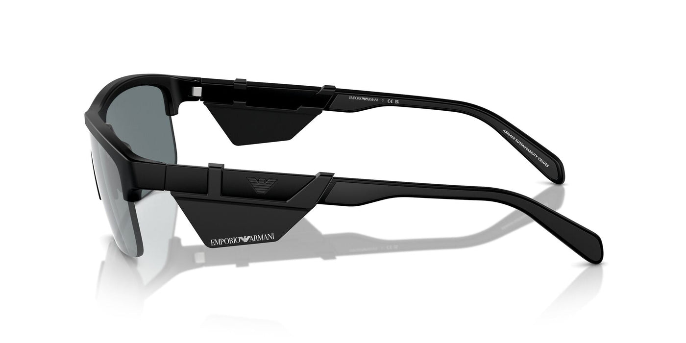 Emporio Armani EA4218 Matte Black/Grey Black Mirror #colour_matte-black-grey-black-mirror