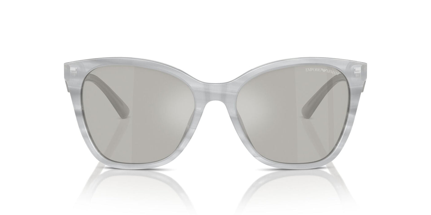 Emporio Armani EA4222U Shiny Striped Grey/Light Grey Flash Silver #colour_shiny-striped-grey-light-grey-flash-silver