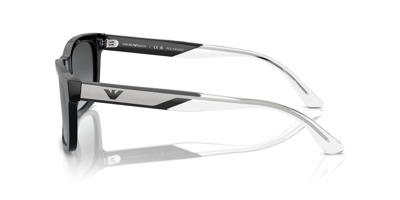 Emporio Armani EA4224 Shiny Black/Dark Grey Polarised #colour_shiny-black-dark-grey-polarised