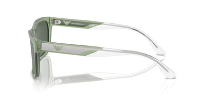 Emporio Armani EA4224 Shiny Opaline Green/Dark Green #colour_shiny-opaline-green-dark-green