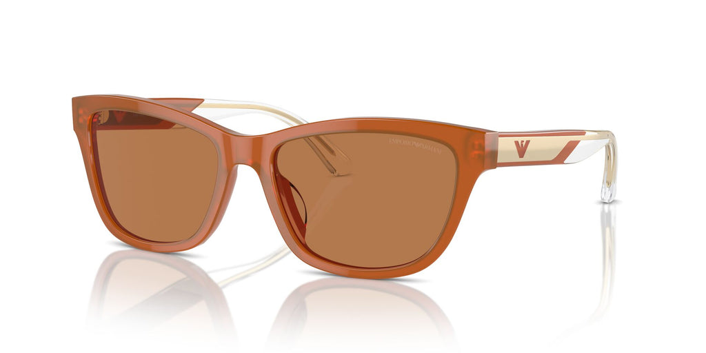 Emporio Armani EA4227U Opaline Orange/Brown #colour_opaline-orange-brown