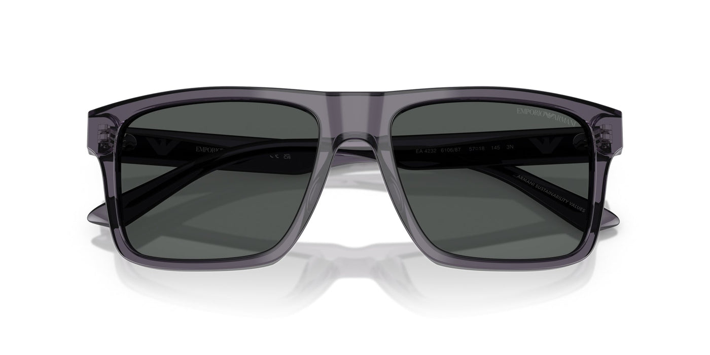 Emporio Armani EA4232 Transparent Dark Grey/Smoke #colour_transparent-dark-grey-smoke