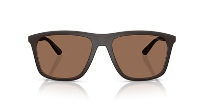 Emporio Armani EA4237 Matte Dark Brown/Dark Brown Gold Mirror #colour_matte-dark-brown-dark-brown-gold-mirror